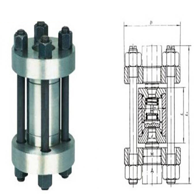高压对夹式止回阀结构图(图) 高压对夹式止回阀结构图