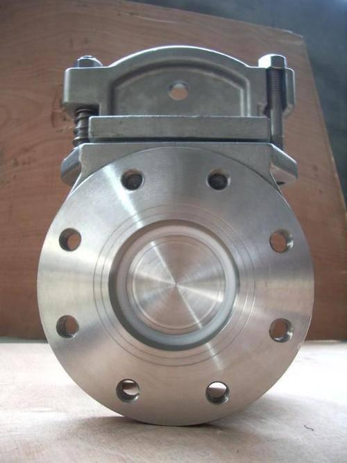 船用不锈钢盲板阀实物图