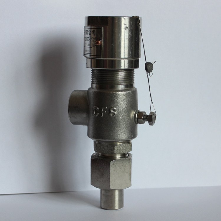 船用DIN型不锈钢安全阀实物图2 船用DIN型不锈钢安全阀实物图
